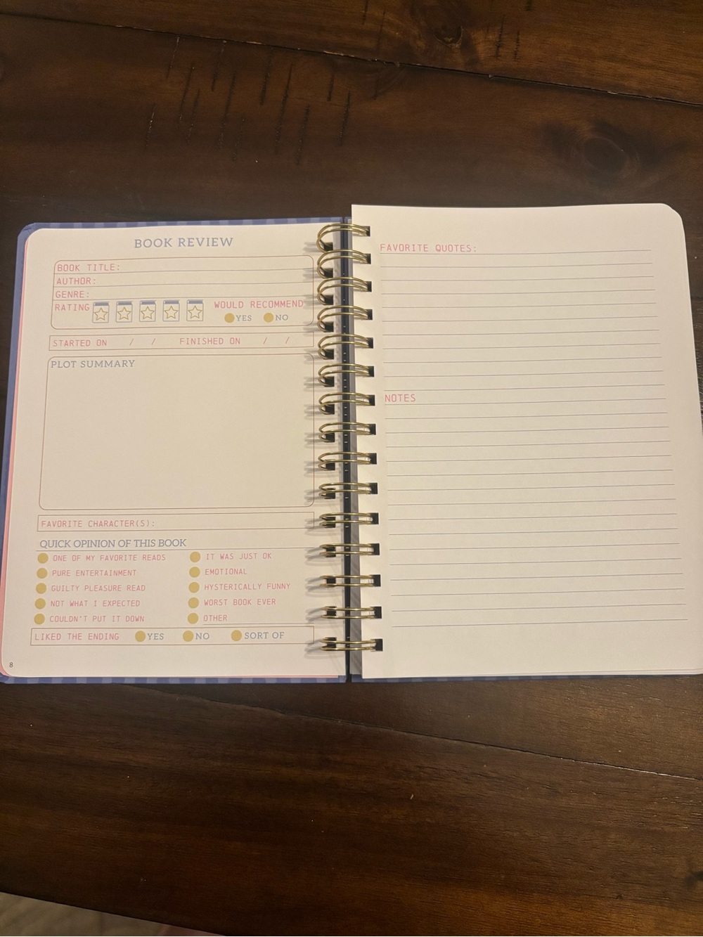 Reading Journal - Picture 4 of 5